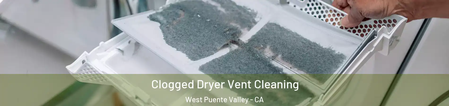  Clogged Dryer Vent Cleaning West Puente Valley - CA