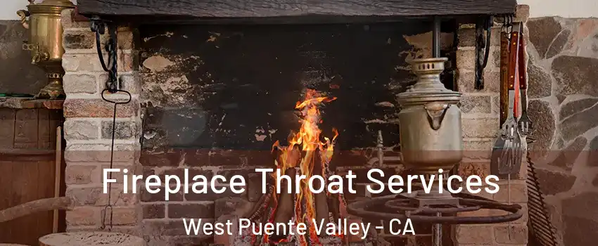  Fireplace Throat Services West Puente Valley - CA