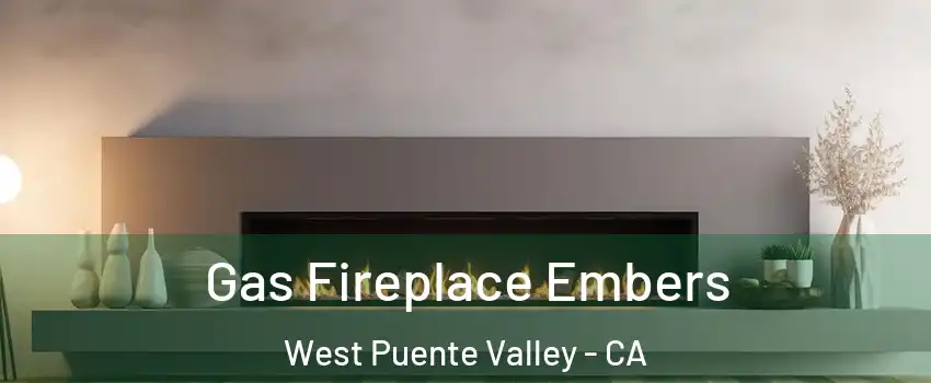  Gas Fireplace Embers West Puente Valley - CA