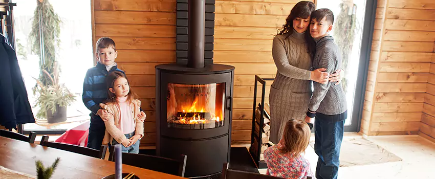 Morso Cast Iron Fireplace Insert Installation in West Puente Valley, California